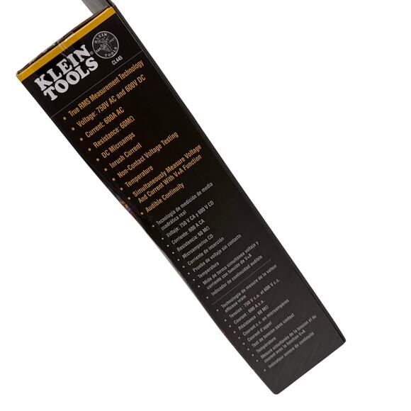 Klein Tools HVAC Clamp Meter True RMS 750V 600A CL445 New In Box (NIB) - Picture 6 of 6